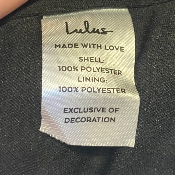 Lust or Love Black Embroidered Lace Long Sleeve Dress - Picture 8 of 11